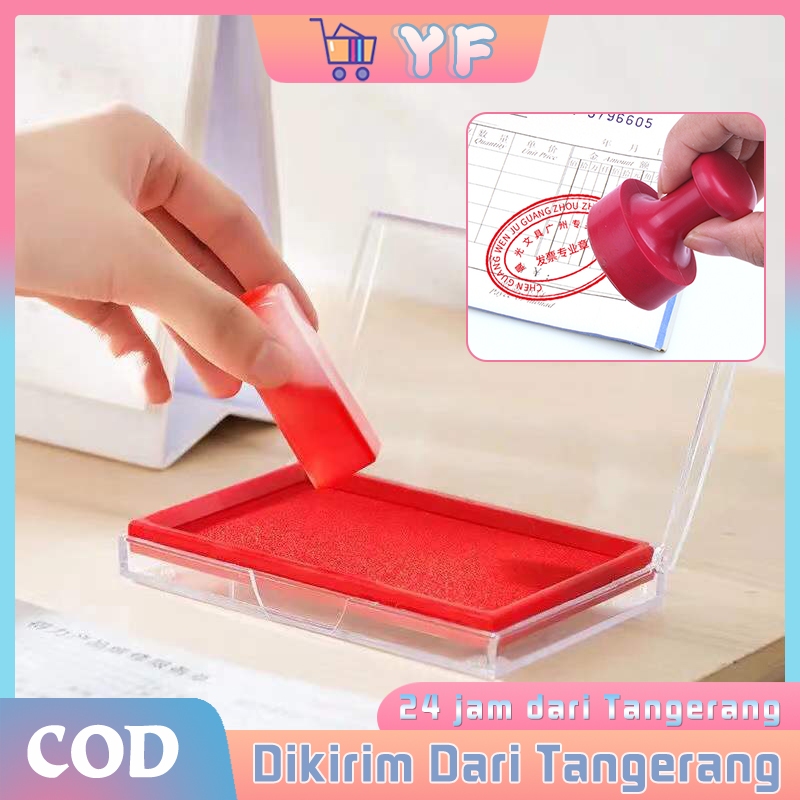 

Alas Stempel Bak Bantal Stempel Stamp Pad Tinta Stempel Merah Bantalan Stempel