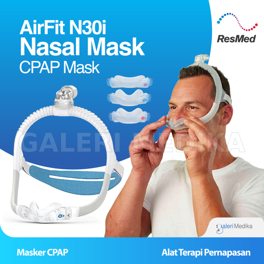 ResMed AirFit N30i Nasal CPAP Mask - Masker CPAP / Masker BIPAP