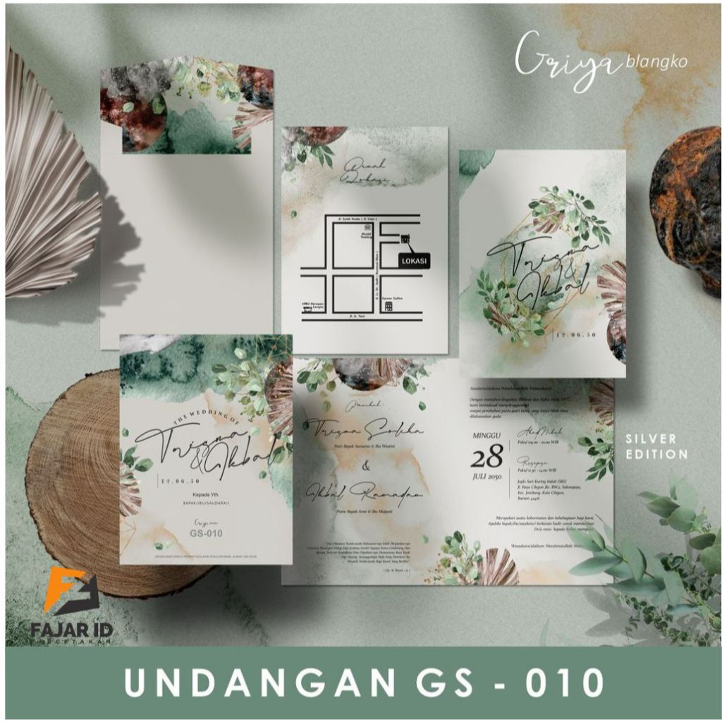 UNDANGAN PERNIKAHAN AMPLOP SOFT COVER / KARTU UNDANGAN PERNIKAHAN AESTHETIC