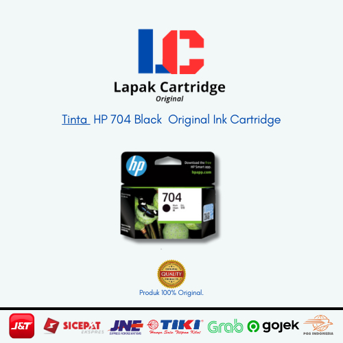 Tinta hp cartridge 704 black original