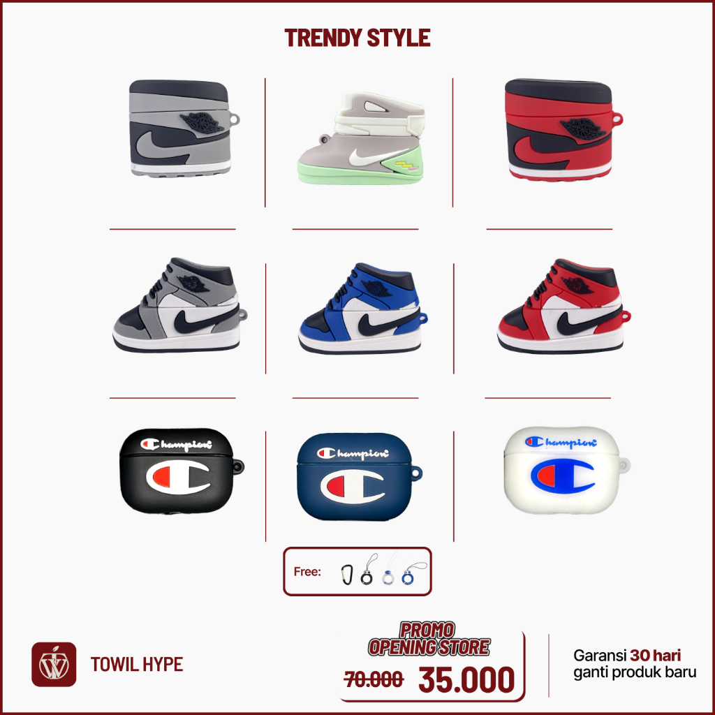 Case airpods pro 1 2 inpods i12 stylish & premium