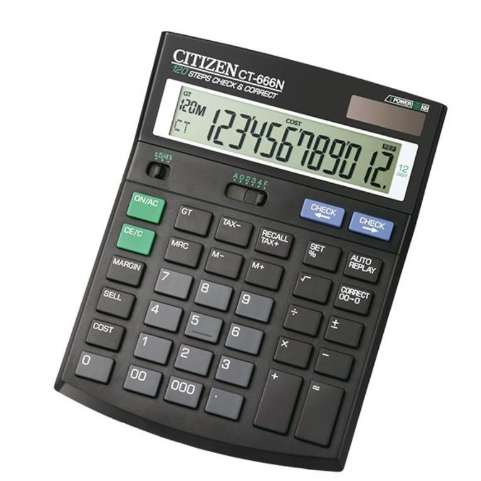 

0Promo Kalkulator Citizen CT-666N BESAR 12 Digit / Calculator Citizen CT 666 N