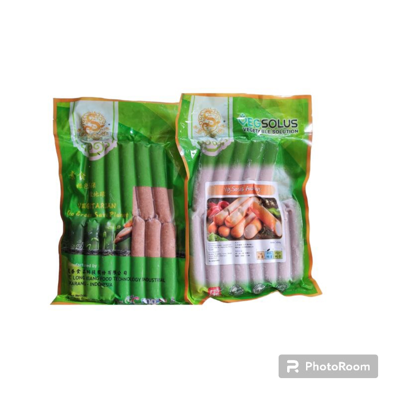 

veg Solus sausage / sosis 450gr analog/ sosis vegetarian halal