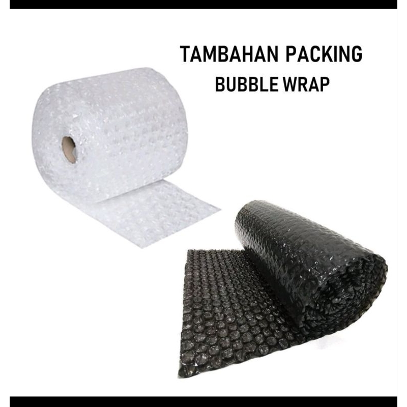 

bubble wrap tambahan packing biar aman