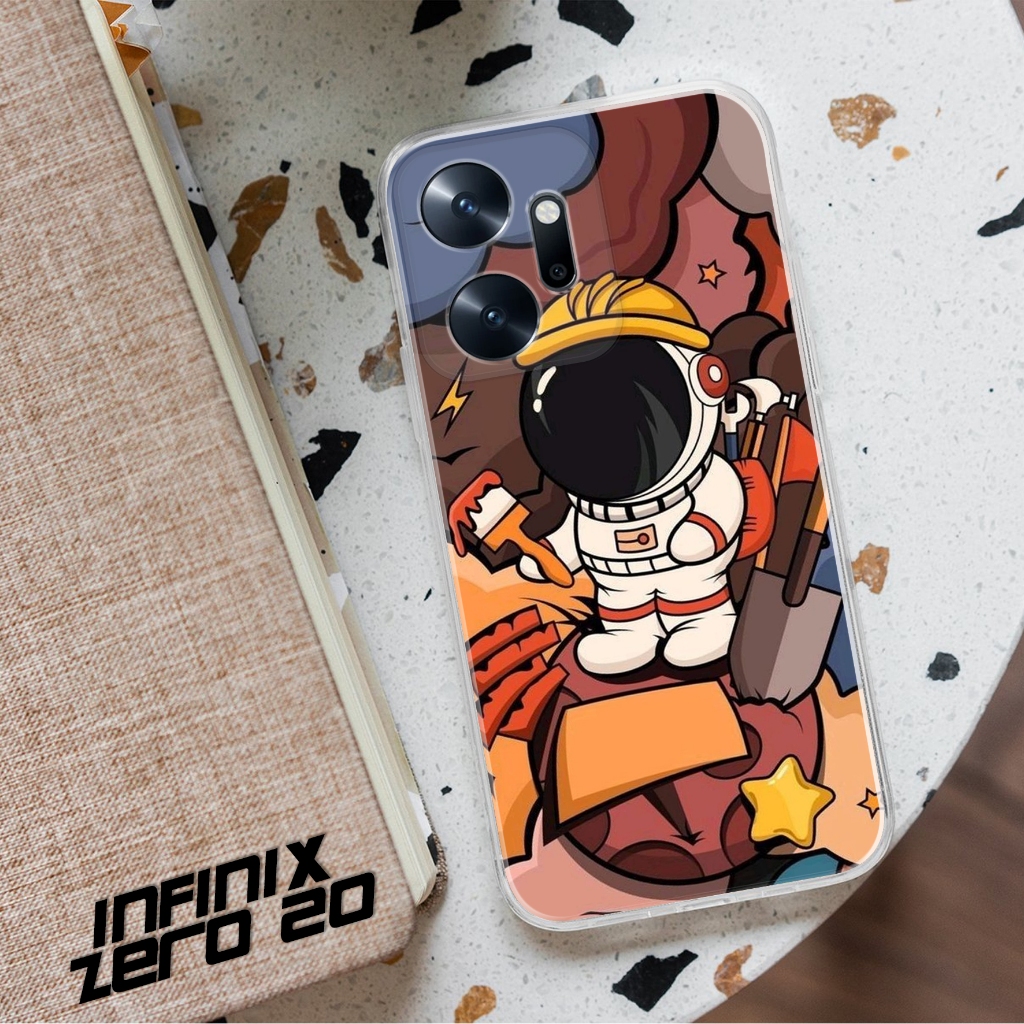 Case INFINIX ZERO 20 - Casing INFINIX ZERO 20 Terbaru 2023 MIRACLE CASE [ MOTIF 09 ] Silikon INFINIX