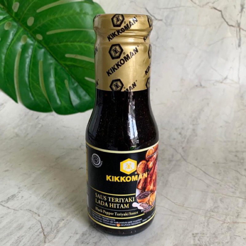 

Kikkoman Saus Teriyaki Lada Hitam 300gr