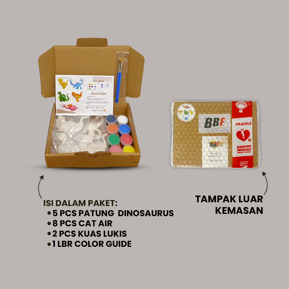 Mainan mewarnai Patung Gypsum Mainan Edukasi Warna Mainan Anak Edukasi