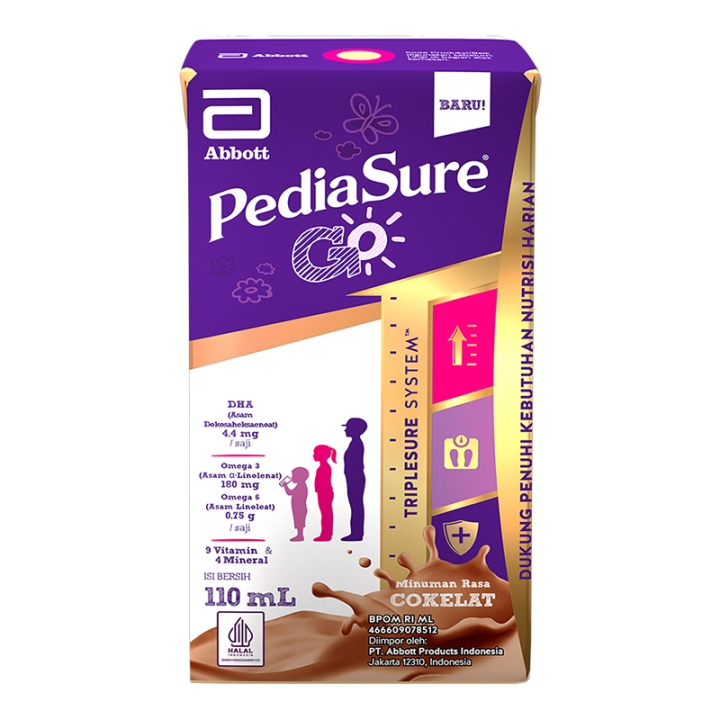 

Pediasure GO UHT Coklat / Vanilla 110ml