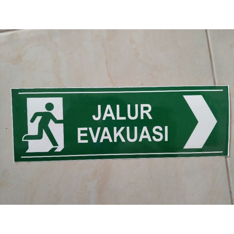 

STIKER JALUR EVAKUASI KIRI/KANAN