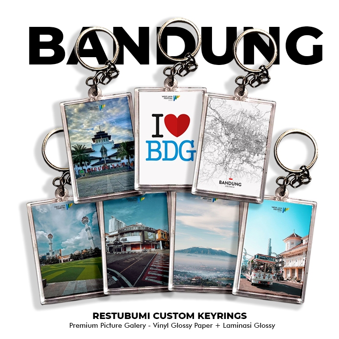 GANTUNGAN KUNCI BANDUNG | OLEH OLEH BANDUNG | SOUVENIR BANDUNG