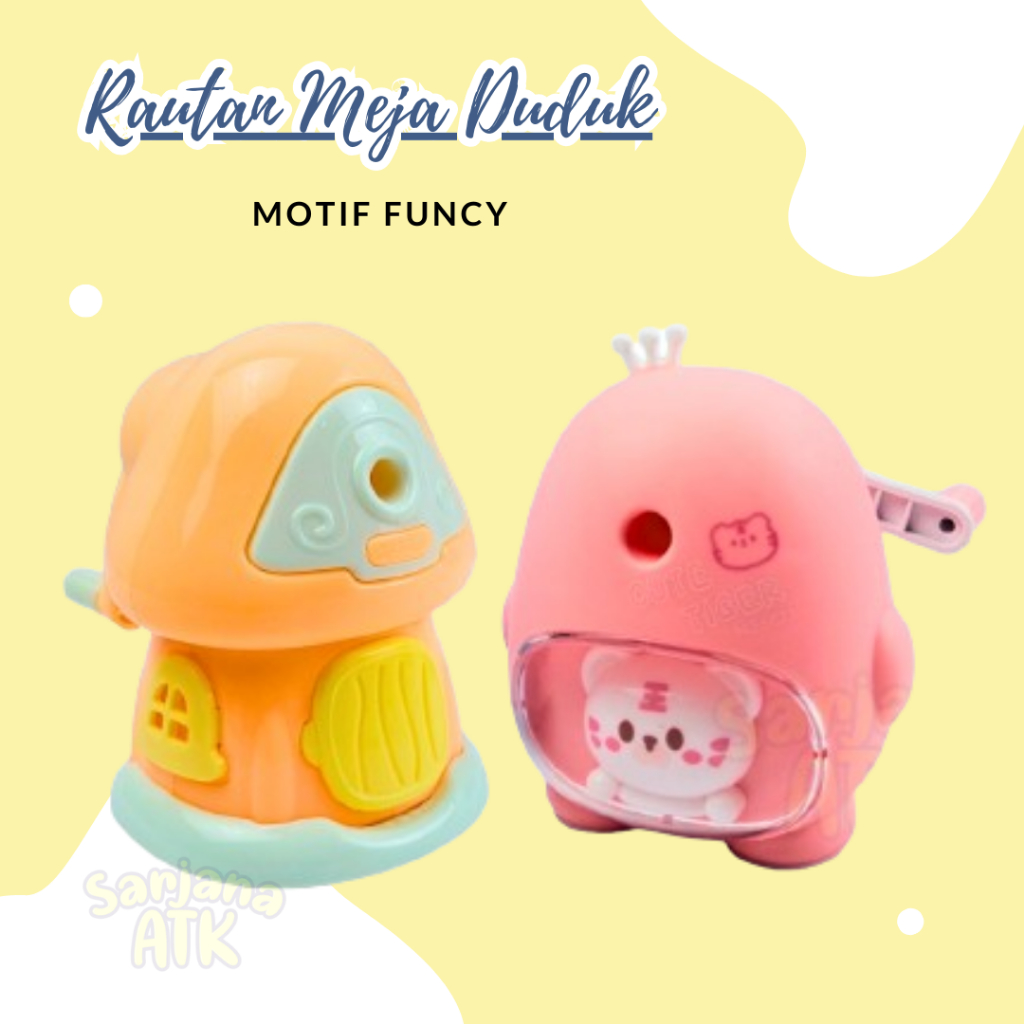 

Rautan Meja Duduk / Rautan Meja Motif Funcy / Rautan Pensil Putar