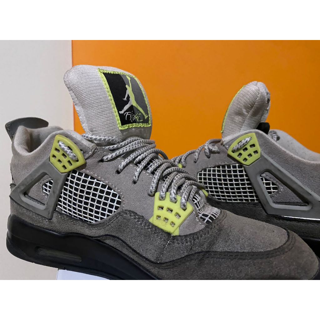 jordan 4 retro neon original second