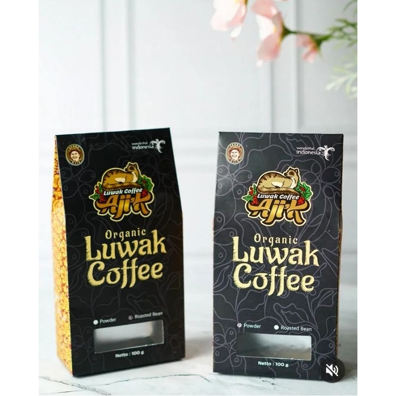 

KOPI LUWAK ORGANIC AJIK 100GR ASLI KHAS BALI