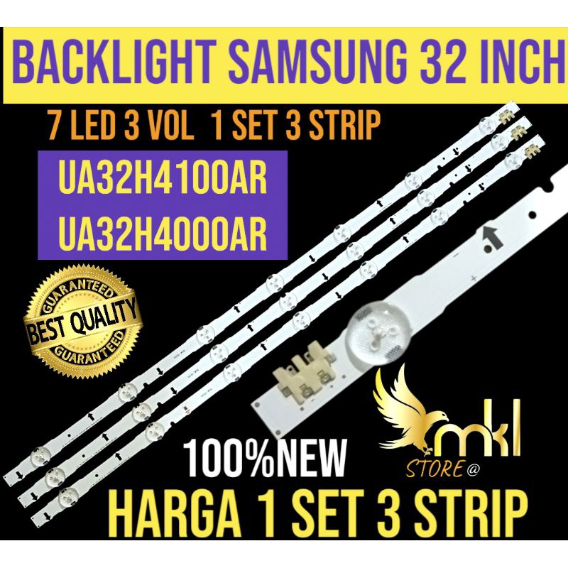 NEW BACKLIGHT TV LCD LED SAMSUNG 32 INCH UA32H4100AR-UA32H4000AR