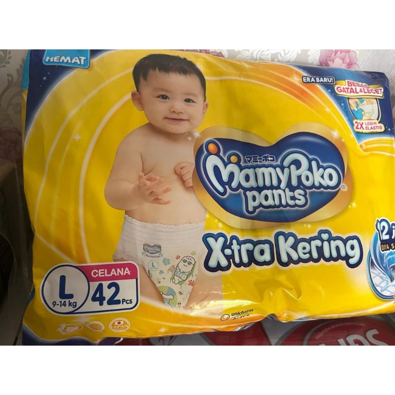 MamyPoko pants Xtra kering isi L42pcs pempes celana