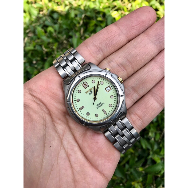 jam tangan seiko ags titanium kinetic original seiko ags kinetic bekas original seiko kinetic titanium