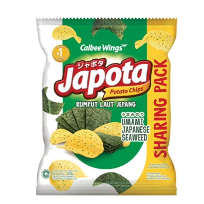 

JAPOTA SNACK KENTANG 120GR SEAWEED