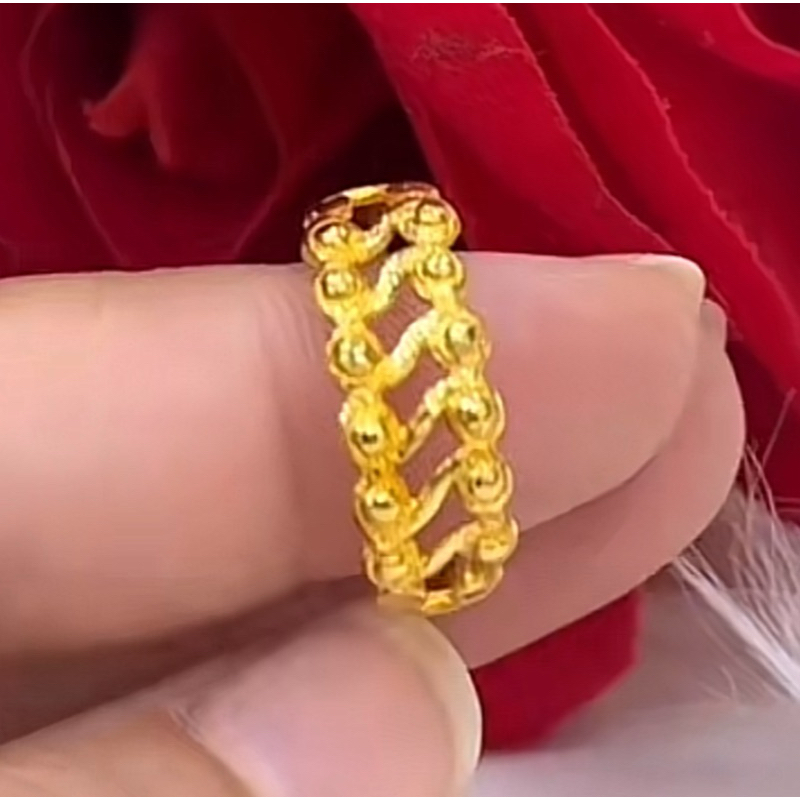 Cincin emas asli kadar 99/24k
