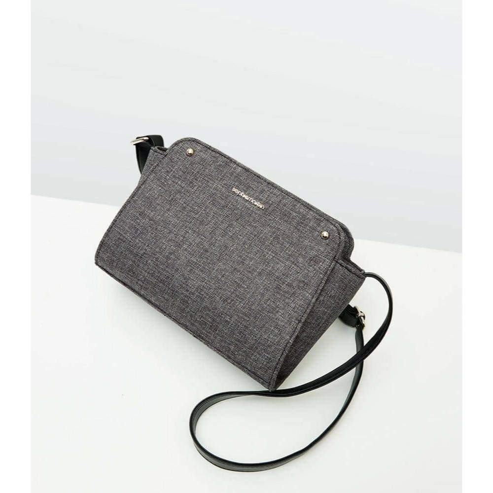 Tas Selempang Lionna Nylon Dark Grey Bag Sophie Martin