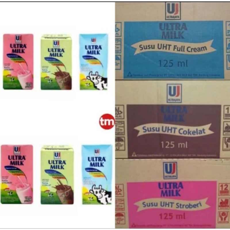 

Susu UHT Ultra Milk 125ml 1 Dus isi 40pcs