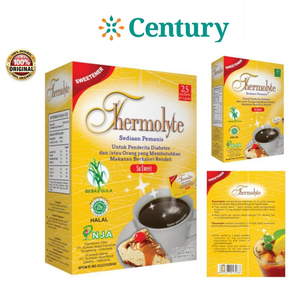 

Thermolyte Diet Sugar 25's