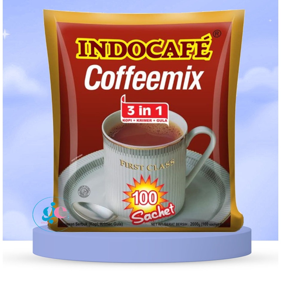 

Indocafe Coffeemix Polybag 100 x 20 Gr Dan Indocafe Coffeemix Polybag 30 x 20 Gr.