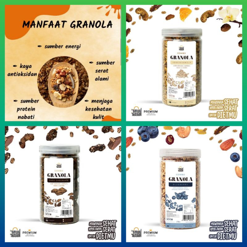 

Granola 500gr / Healthy food / Makanan Diet Sehat