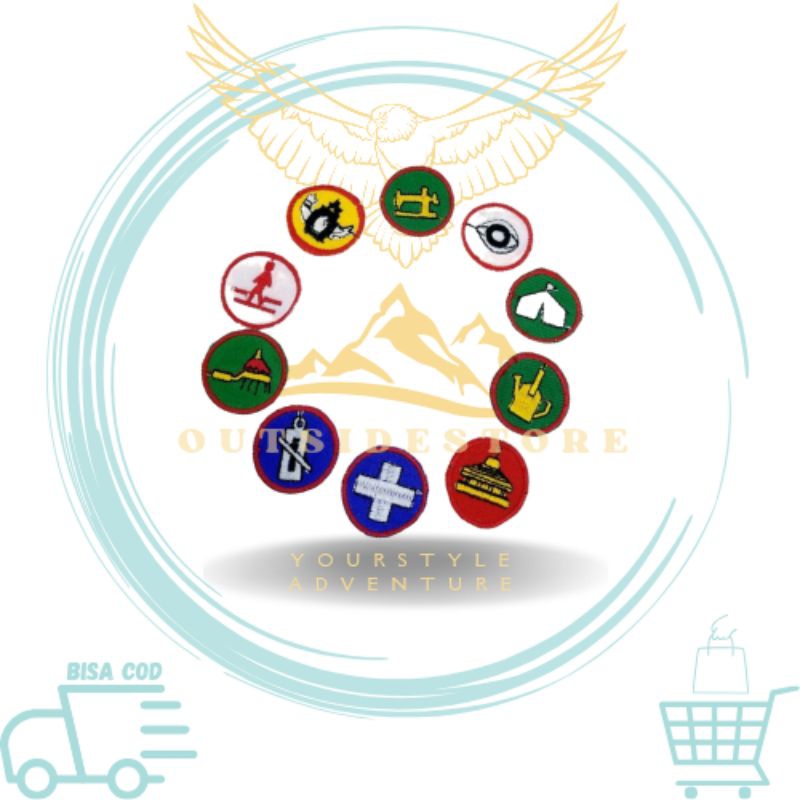 Tkk wajib penggalang purwa Bordir ecer tkk pramuka penggalang