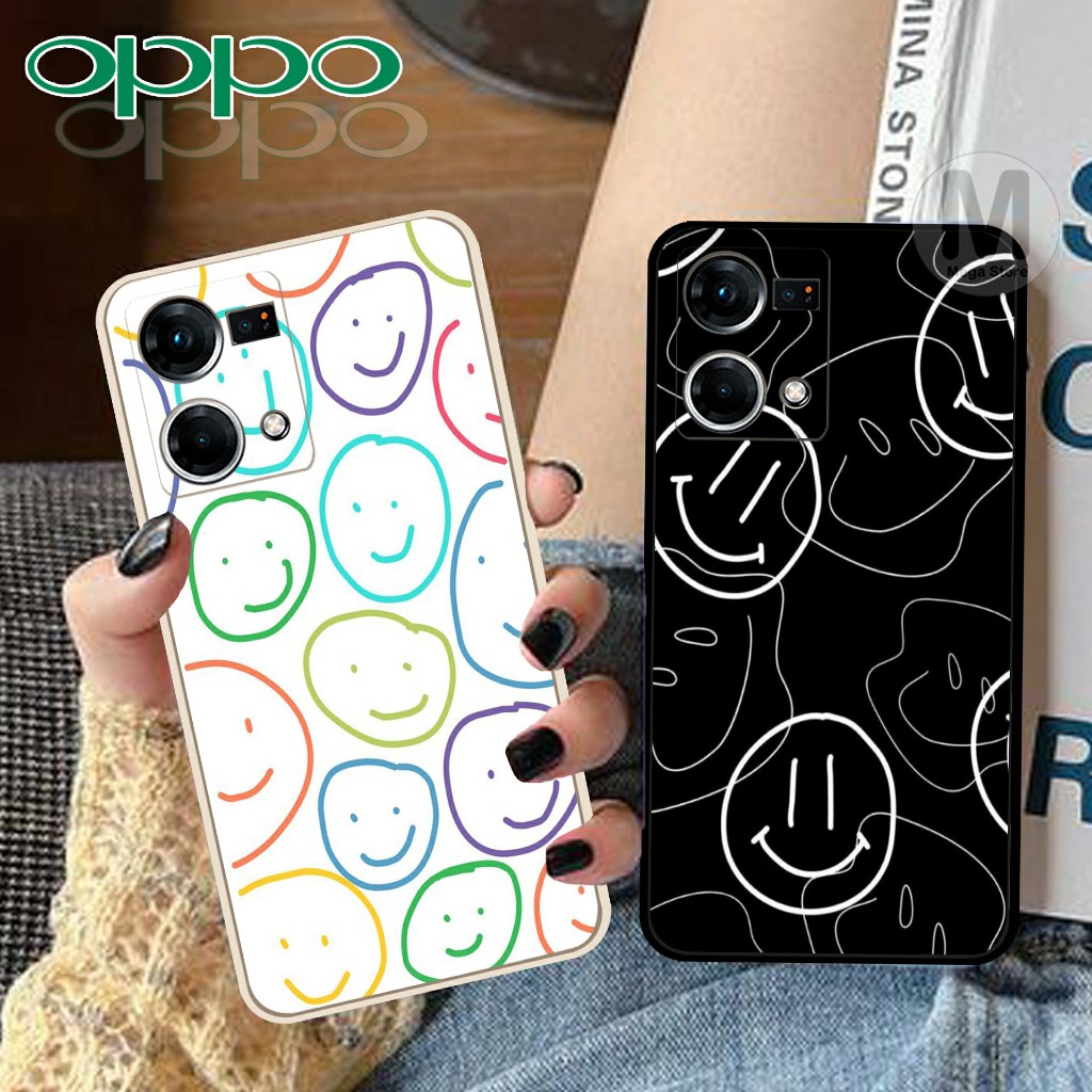 Case Oppo Reno 7 4g Mewah Terbaru Motif Smile Casing Hp [MS41]