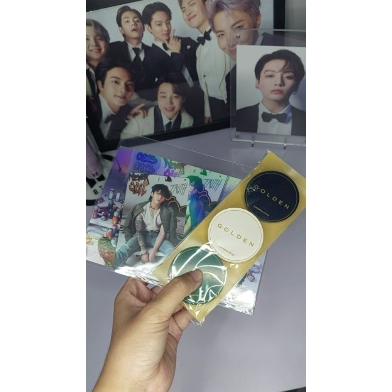 POB GOLDEN JUNGKOOK GRIPTOK HOLOGRAM FOTO PC JUNGKOOK