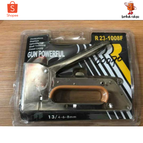 

Stapler Staples 13/4-6-8mm Tembak Gun Powerful-gun tacker
