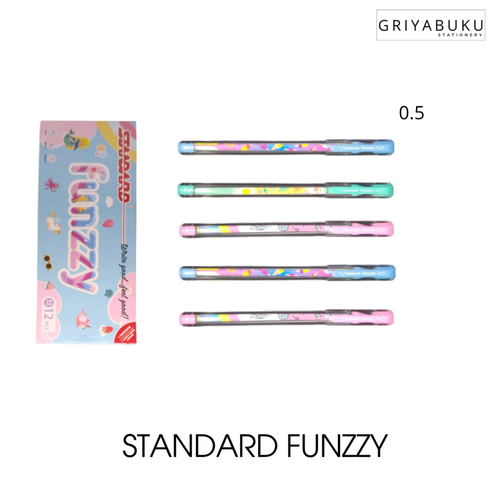 

Pen STANDARD FUNZZY / Bolpoin/Pulpen STANDARD FUNZZY Hitam