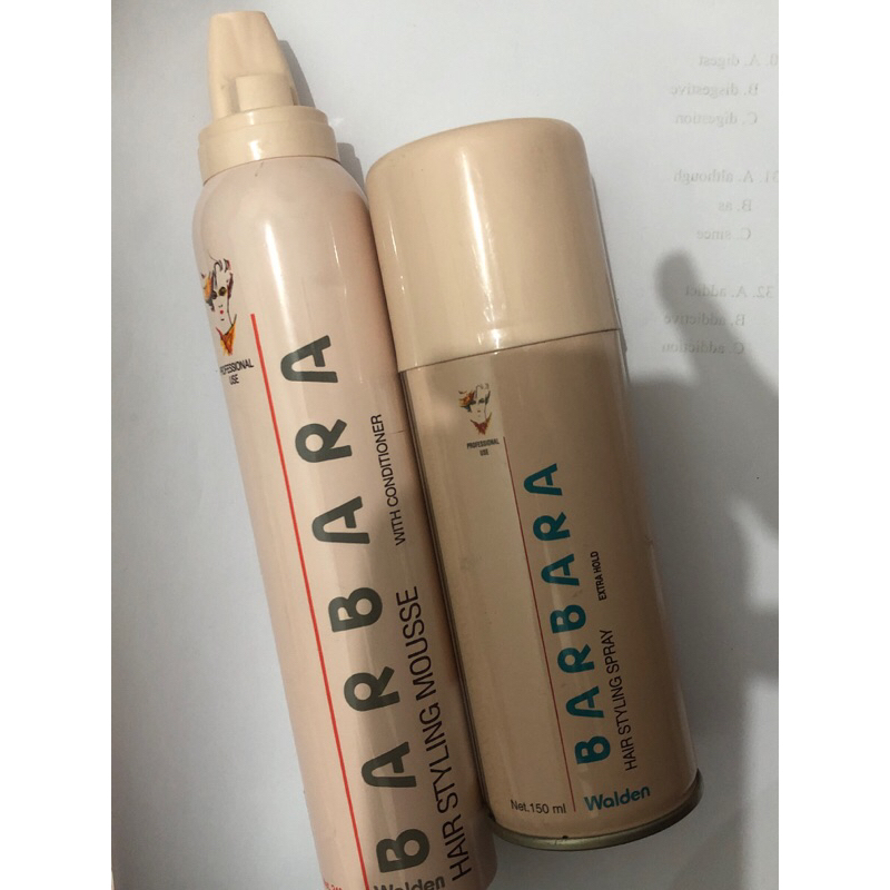 Hair Spray Barbara & Hair mousse Barbara