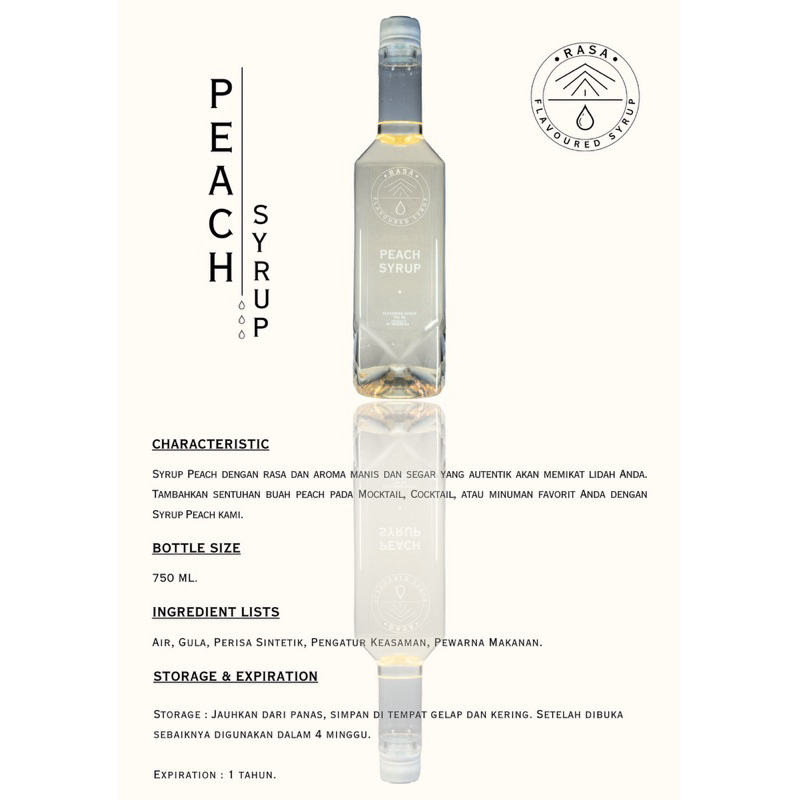 

Syrup Peach / Syrup Persik