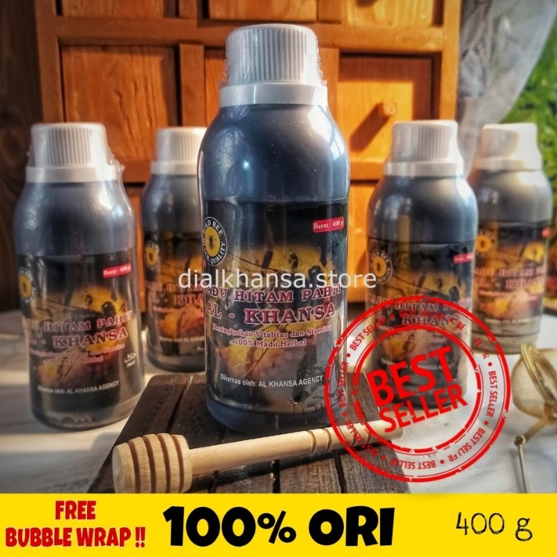 

Madu Asli Sumbawa Madu Hitam Al Khansa 400g madu herbal