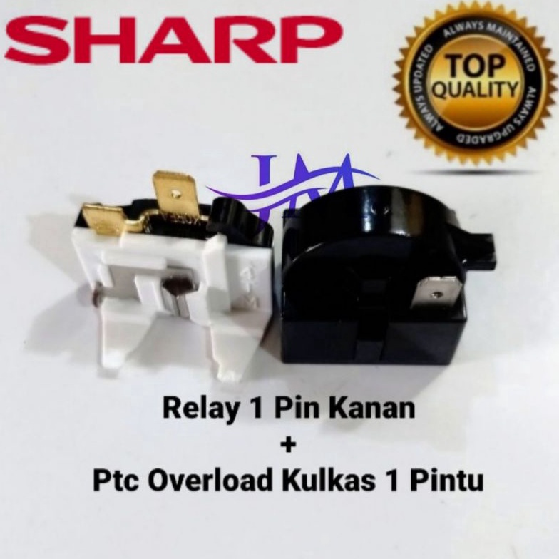 Ready Relay Ptc Overload Kulkas Sharp 1 pintu / 2 pintu 48
