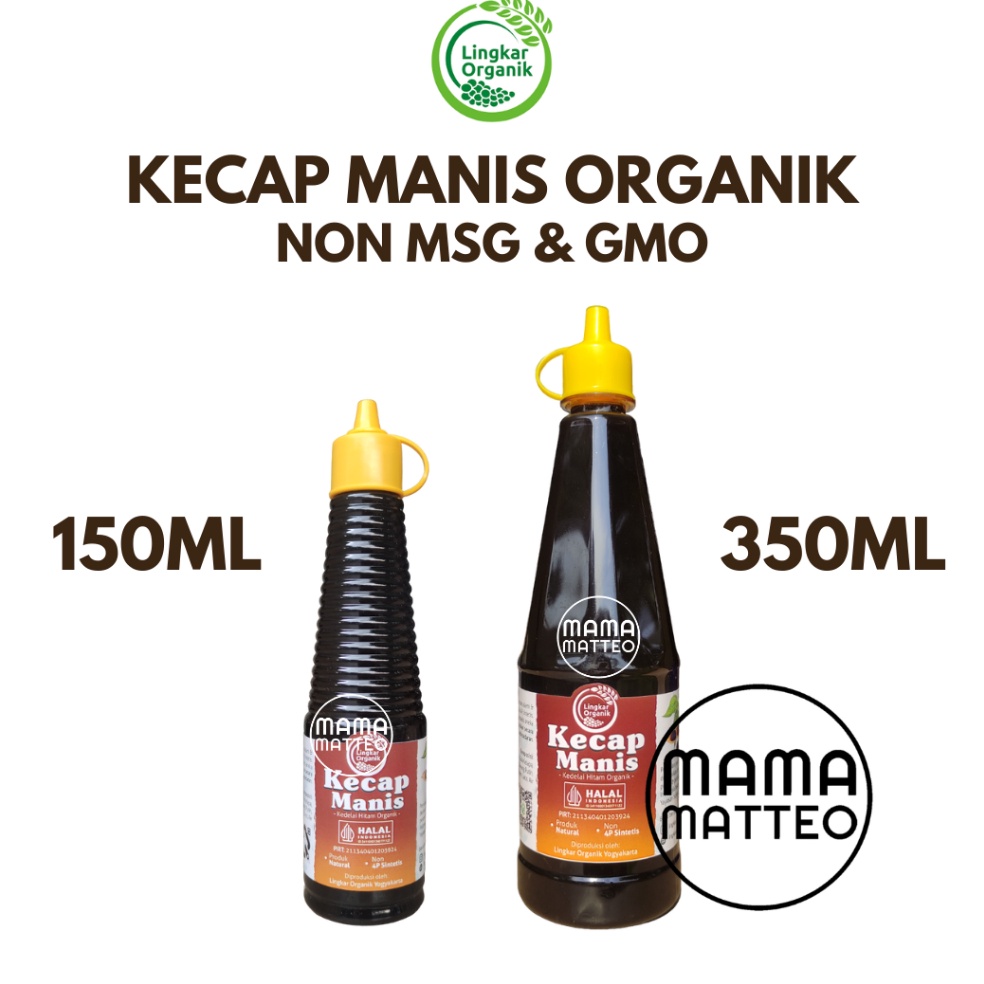 

[☪X68<] LINGKAR ORGANIK Kecap Manis Organik Sehat Non MSG & GMO / 150ML / 350ML / BANDUNG Flash Sale