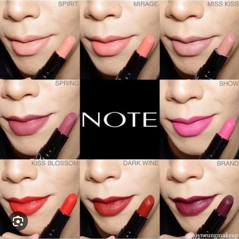 Note mattemoist & mattever lipstick