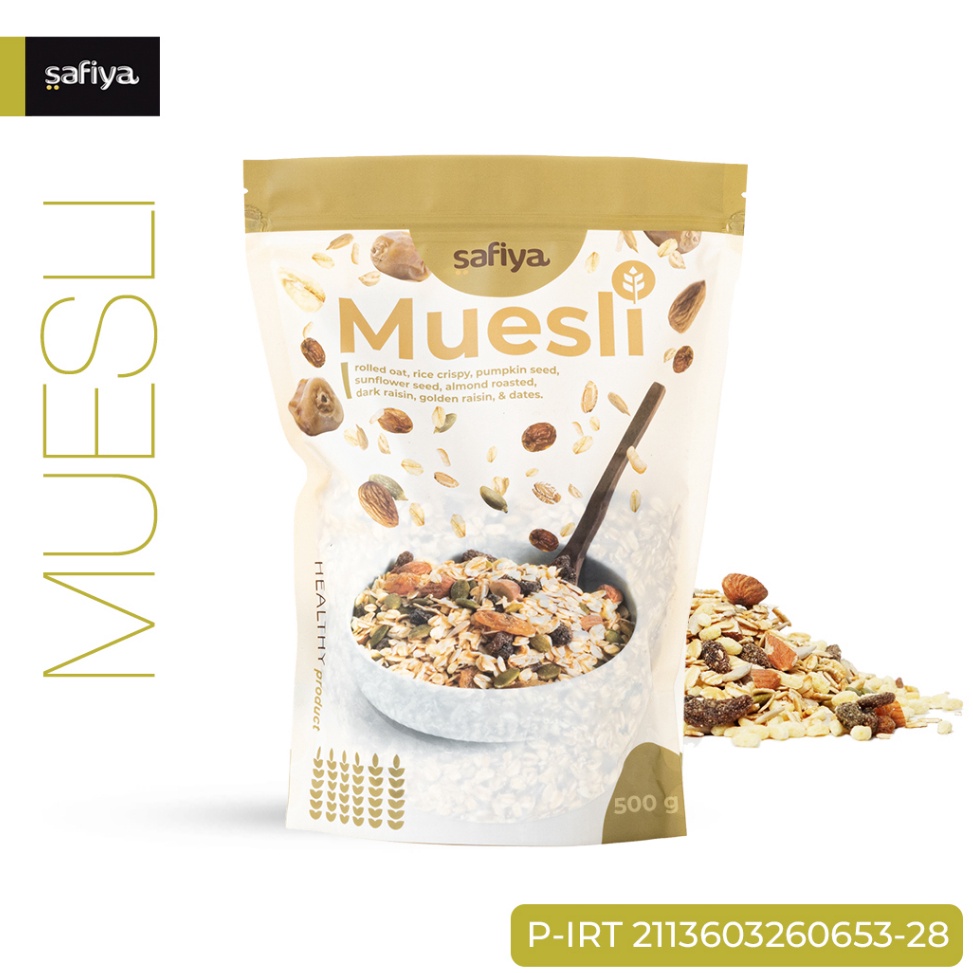 

Terb4ruy Muesli Fruit and Seed 500 gram Sereal Sehat Safiya Food Sunshine