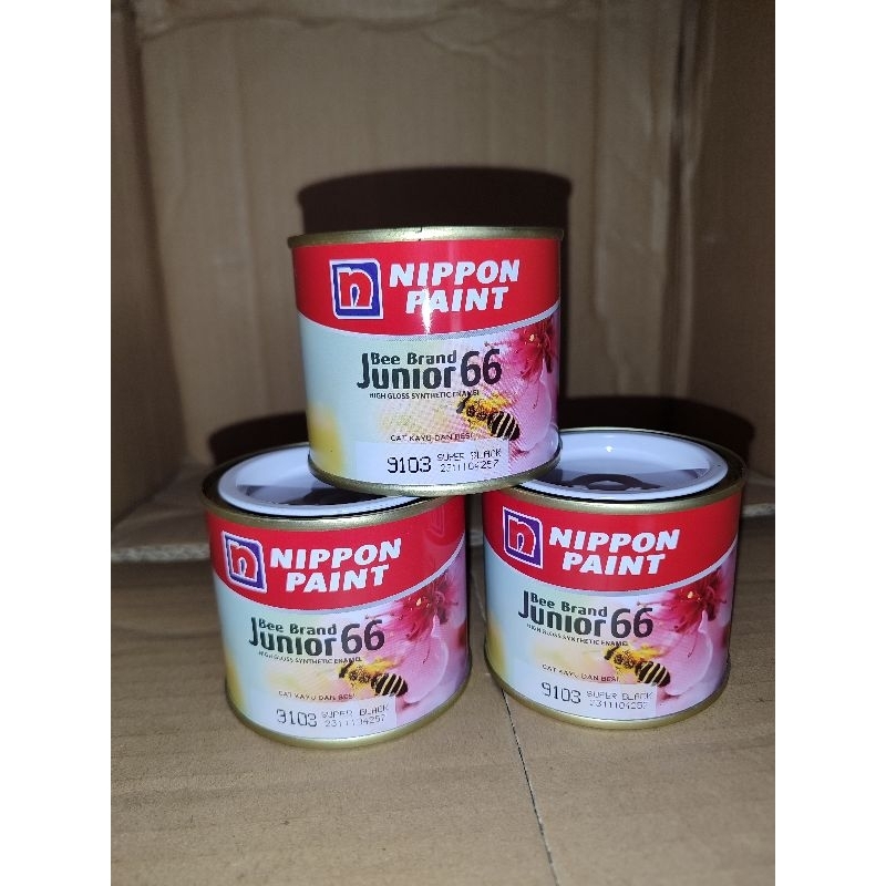 CAT KAYU BESI BEE BRAND JUNIOR 66 NIPPON PAINT 200CC