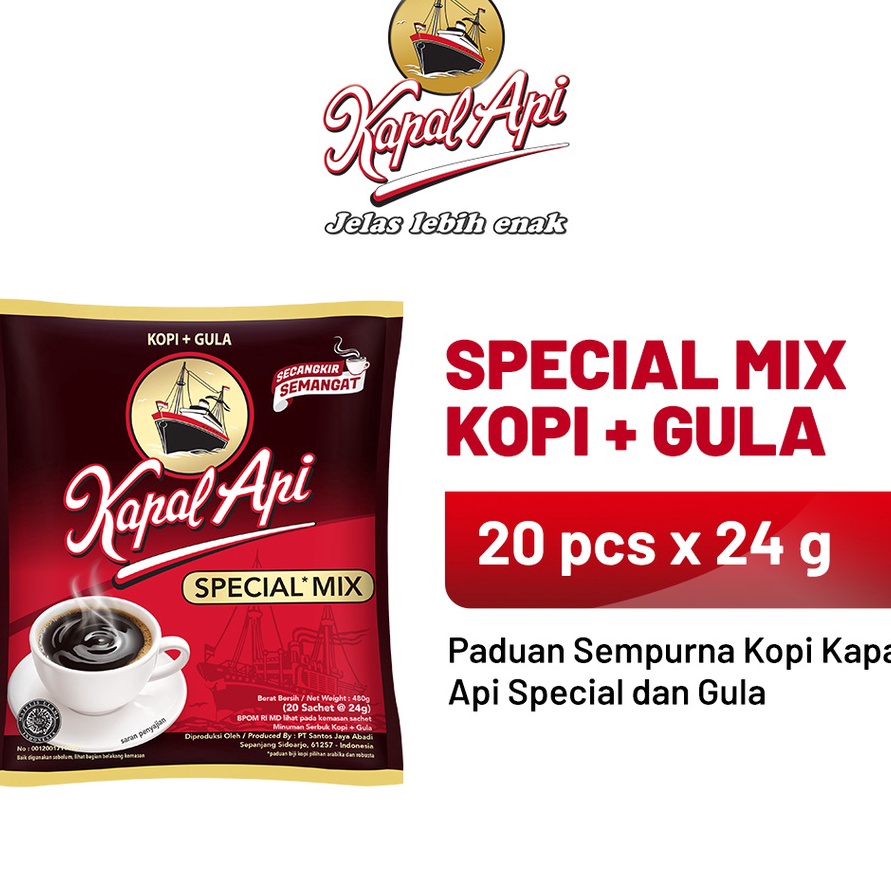 

JBMS8467 Free Ongkir KAPAL API Special Mix 1 Bag (20 x 23 gr)