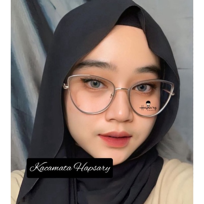 ✨COD✨ KACAMATA MINUS FRAME AMAYA LENSA ANTI RADIASI | KACAMATA PHOTOCROMIC | KACA MATA WANITA CAT EY