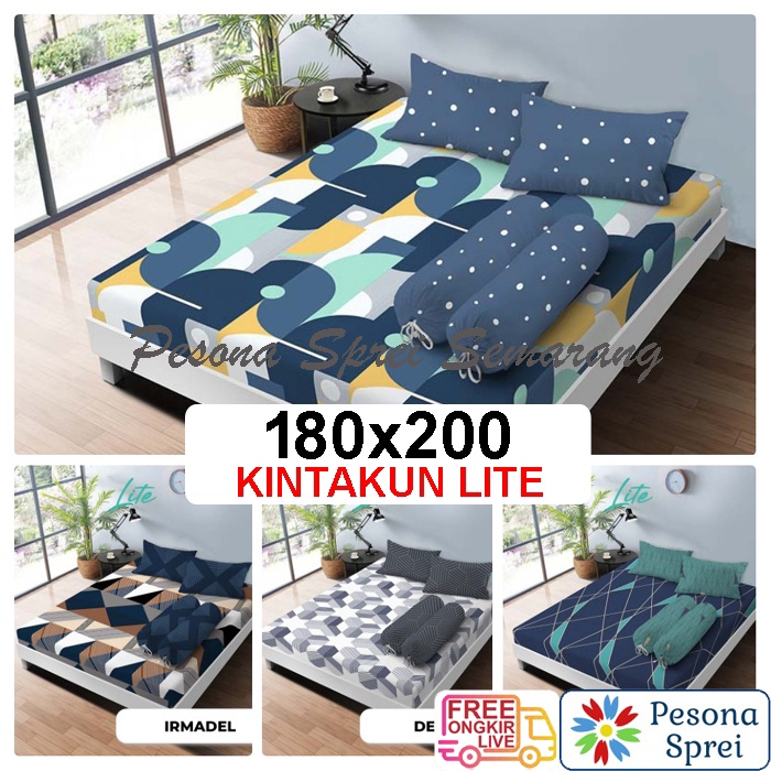 ✨Terbaru✨ A SPREI KINTAKUN 180x200 LITE / SPREI KINTAKUN KING LITE grosir