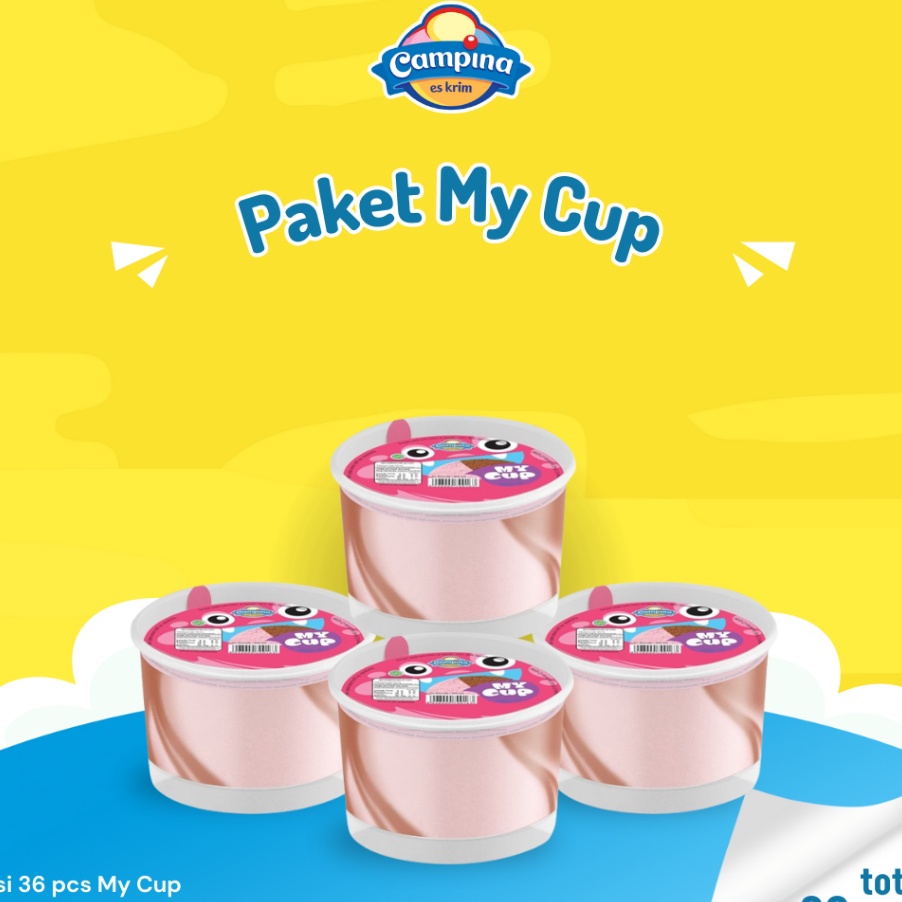 

TMLV7245 Ready Stok PAKET CAMPINA MY CUP - ES KRIM