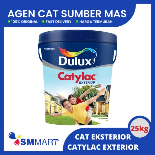 CAT TEMBOK EXTERIOR DULUX CATYLAC TINTING (BISA REQUEST WARNA)  5 KG / CAT EKSTERIOR / CAT TEMBOK LU