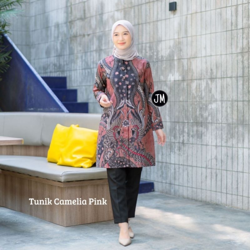 Batik Tunik Couple Modern Set Pakaian Couple Kemeja Batik Pria Batik Couple Dress Batik