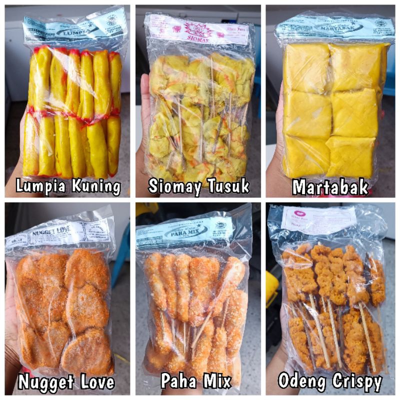 

Aneka Gorengan Siomay Tusuk / Lumpia Kuning / Martabak / Sempol Paha/ Sate usus