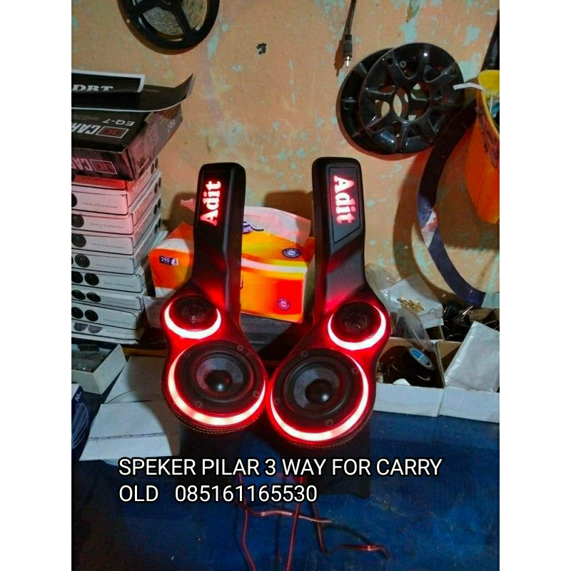 SPEAKER PILAR 3 WAY. CARRY/BRV/MOBILIO/ALL NEW/KIJANG/CANTER DLL