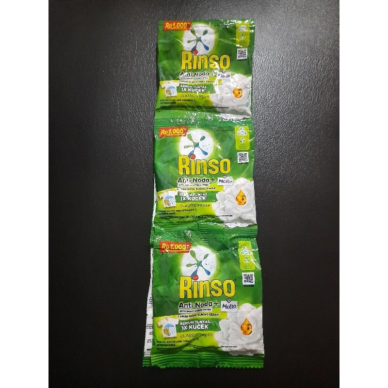 Rinso bubuk 1 renceng