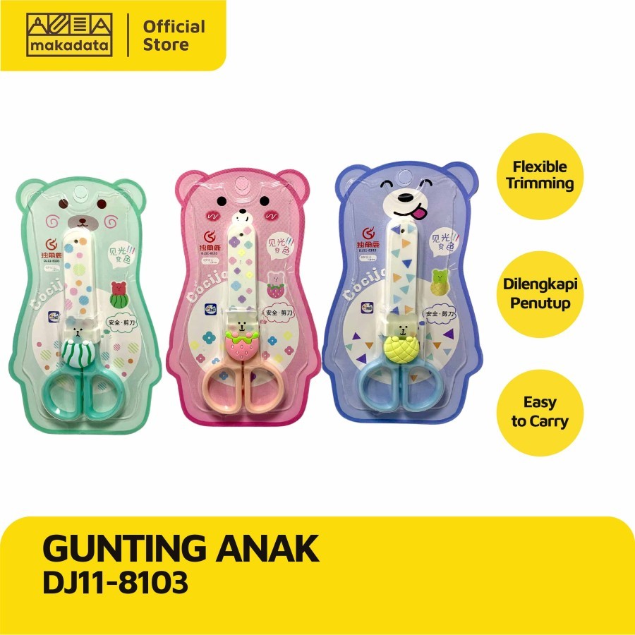 

SCISSORS | GUNTING ANAK DJ11-8103 (1 PCS) MURAH